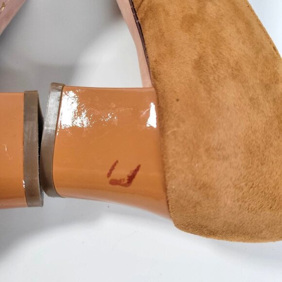 Cole Haan Womens Low block Heel Pumps Suede Size US 7B - Picture 13 of 15